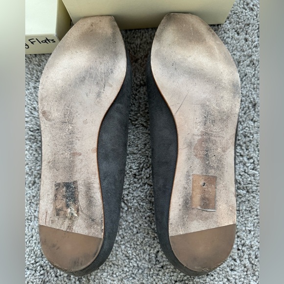 Butter Italy Gray Suede Flats IOB Women’s Size 8.5 - Picture 4 of 7